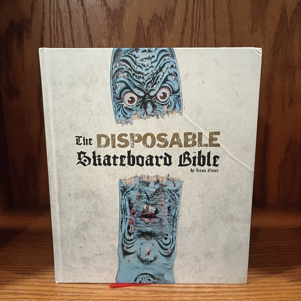 Disposable Skateboard Bible Sean Cliver 10th Anniversary Hardcover Book - VG
